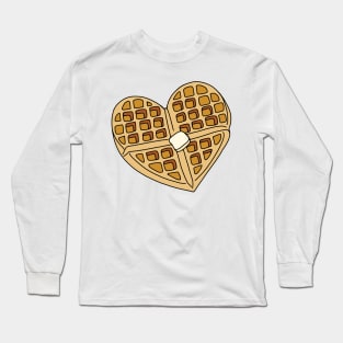 Heart Shaped Waffle Long Sleeve T-Shirt